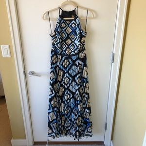 Anthropologie Silk Maxi Dress